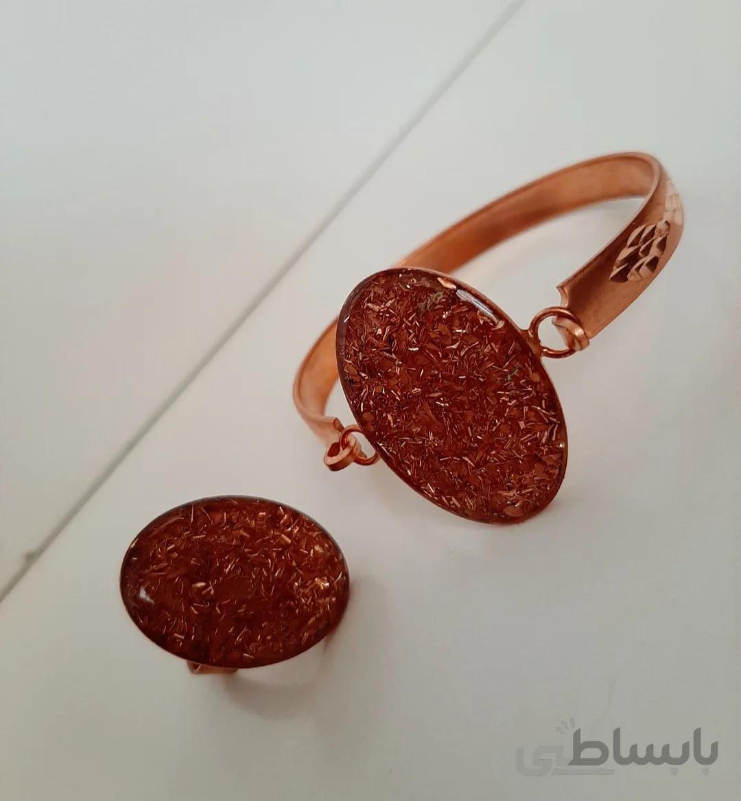 نیم ست مسی بیضی