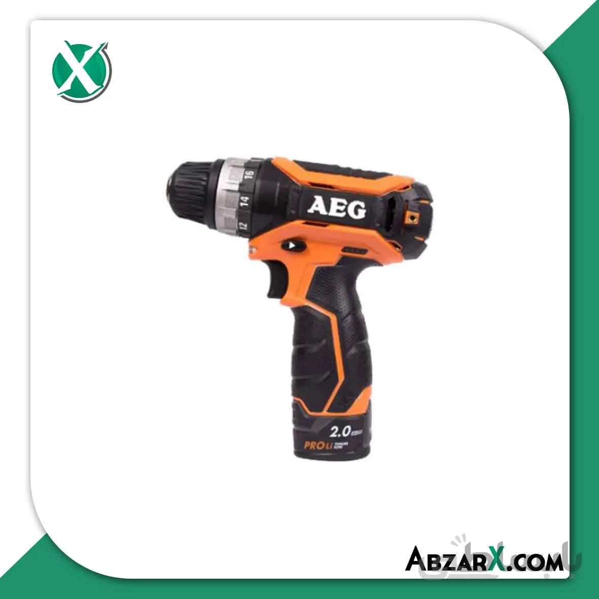 دریل شارژی AEG آاگ 2 سرعته 12 ولت مدل BS12C2Li ا BS12C2Li
