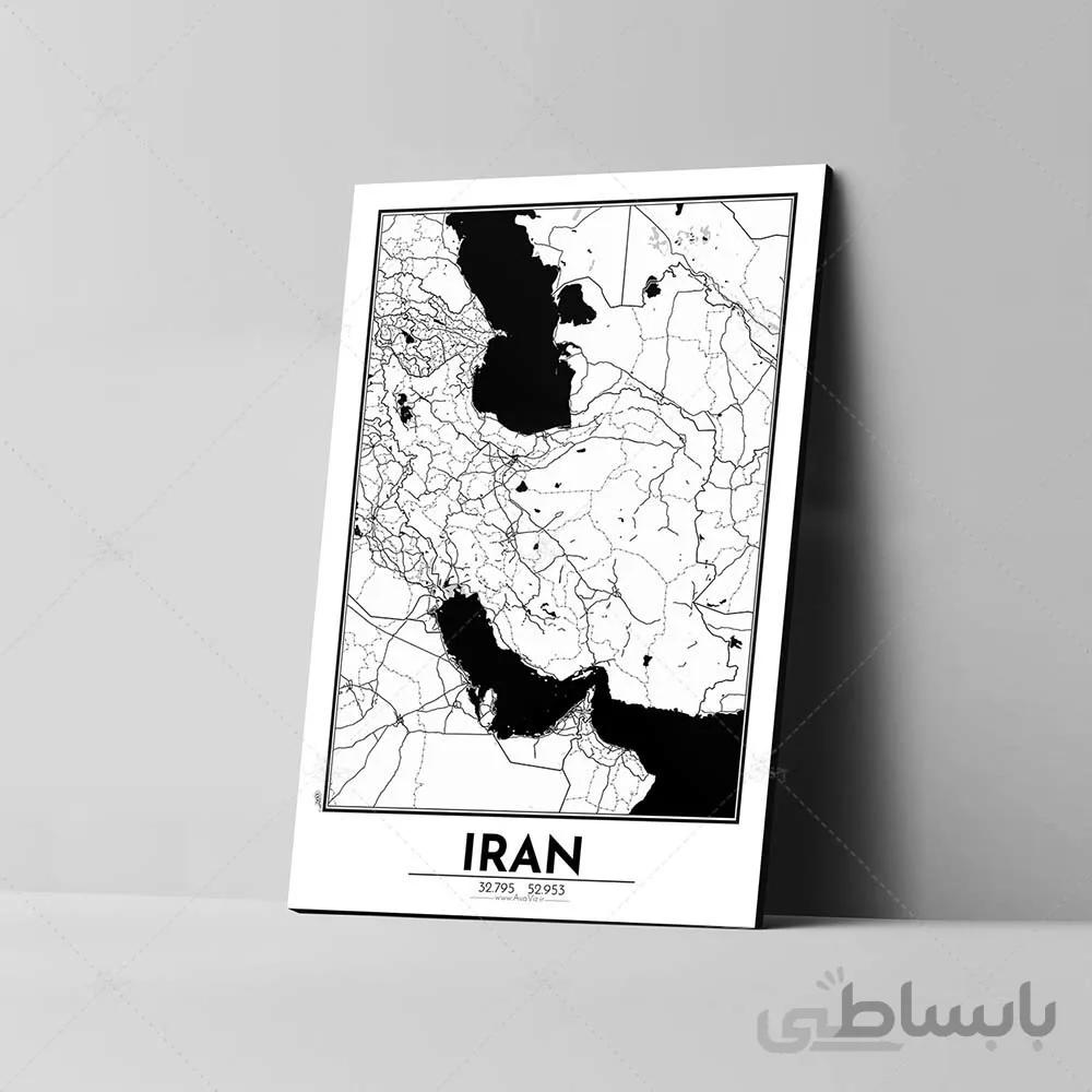 تابلو شاسی آواویز مدل نقشه ایران کد Avaviz-Map-4G1301
