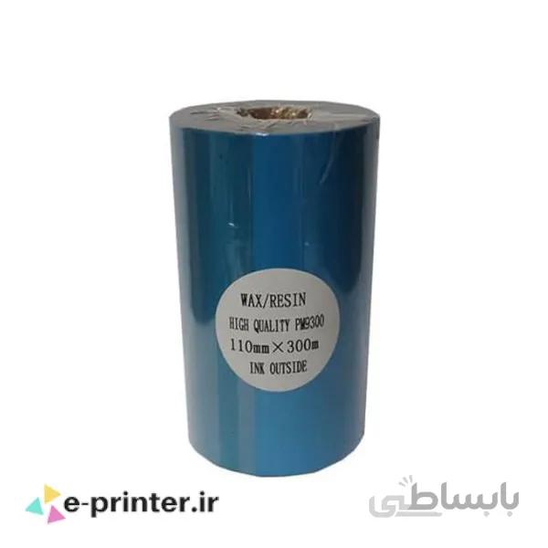 ریبون چاپ لیبل پرینتر WAX / Resin 110mm*300m