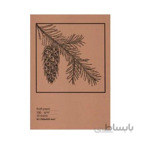 کاغذ کرافت 100 گرم A3 بسته 50 برگی - آلمانی
