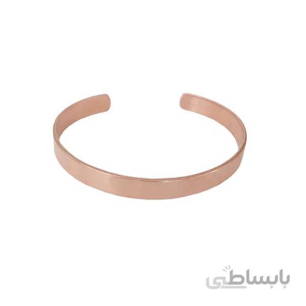 دستبند مسی ساده یک سانتی کد JW143