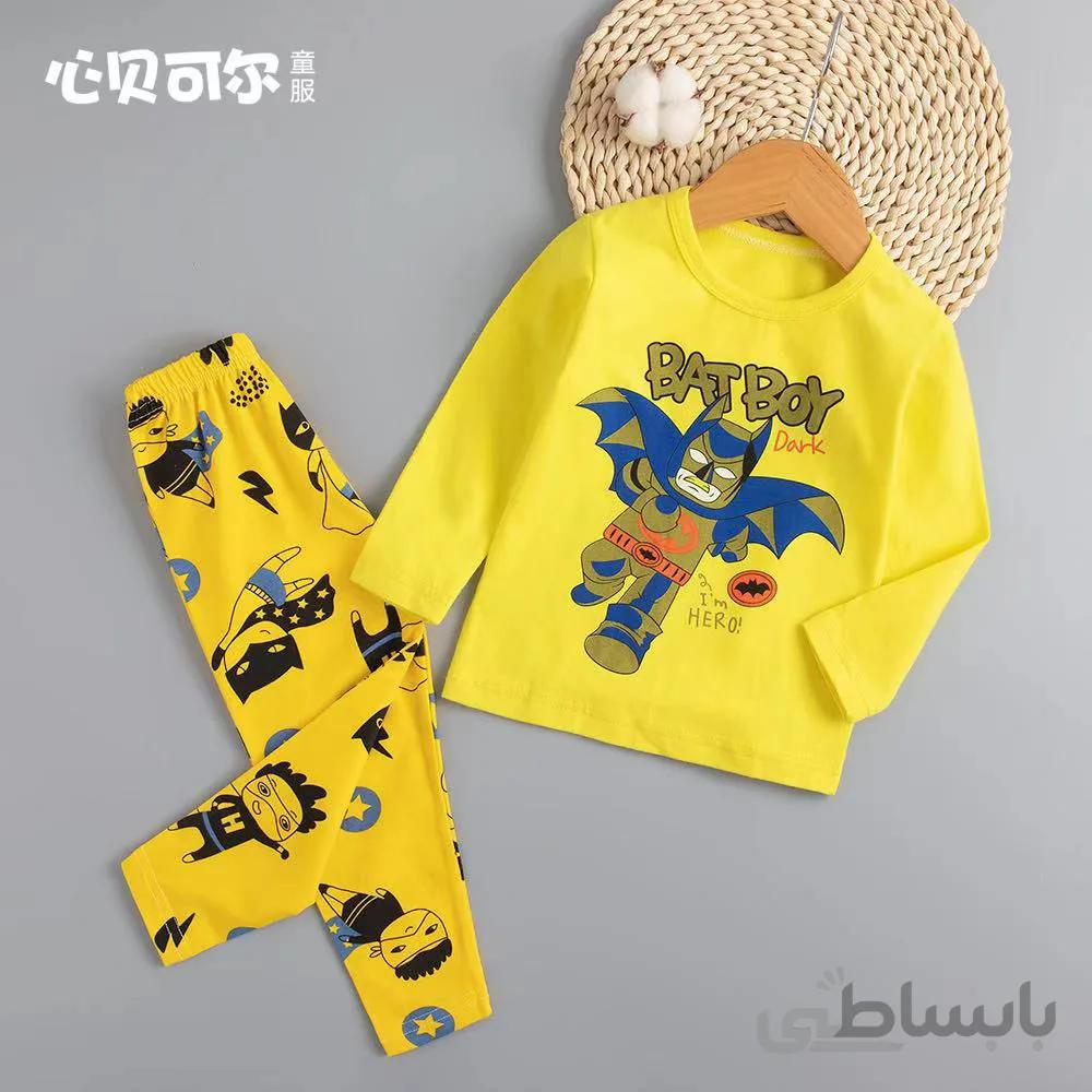 ست بلوز شلوار بتمن تمام پنبه کد:9004