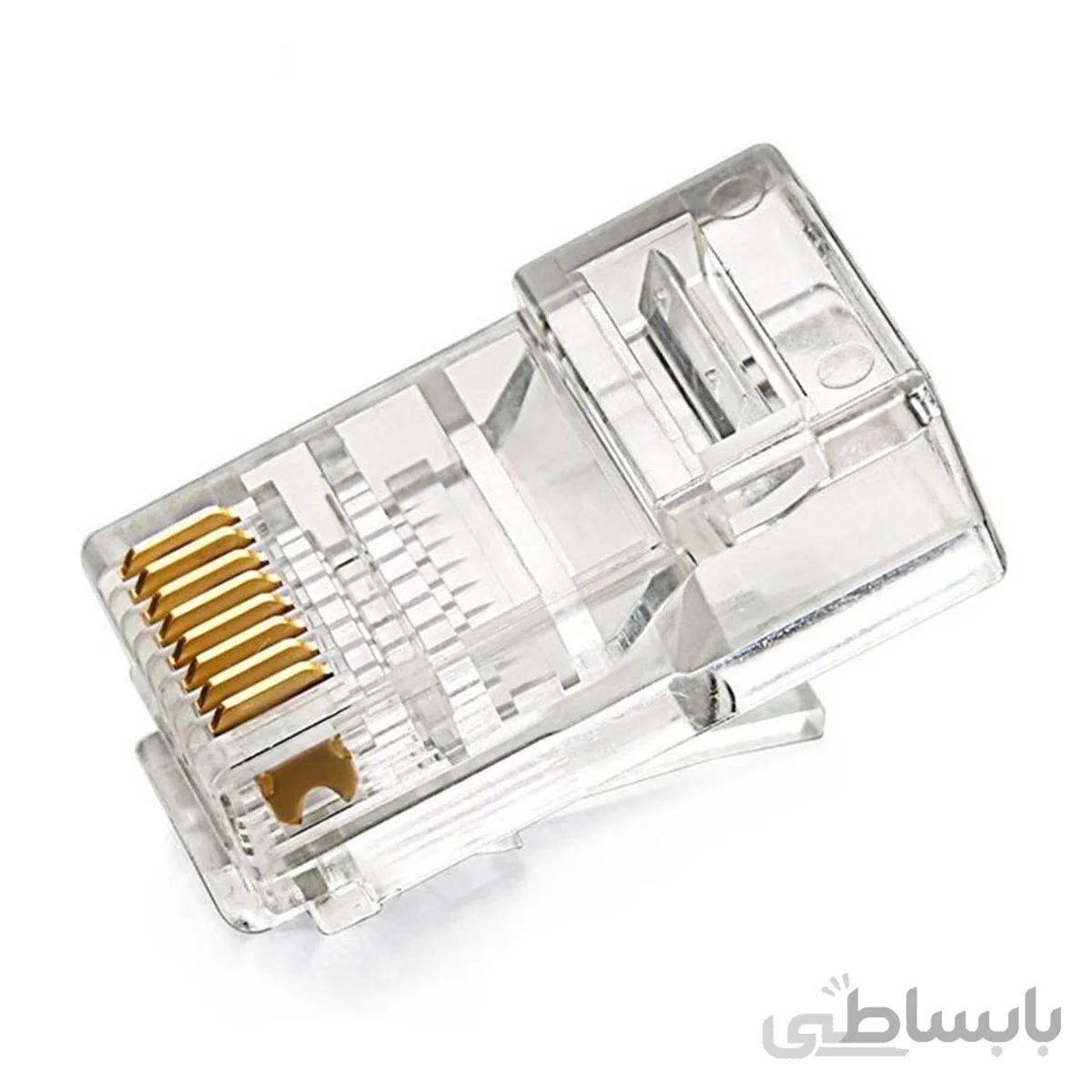 کانکتور(سوکت)شبکه Cat6 ای ام پی مدل AMP-110