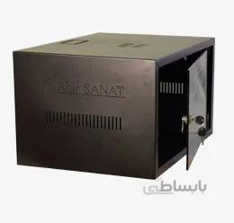 رک دیواری 7 یونیت عمق 45 کبیر صنعت با فن و پاور ماژول