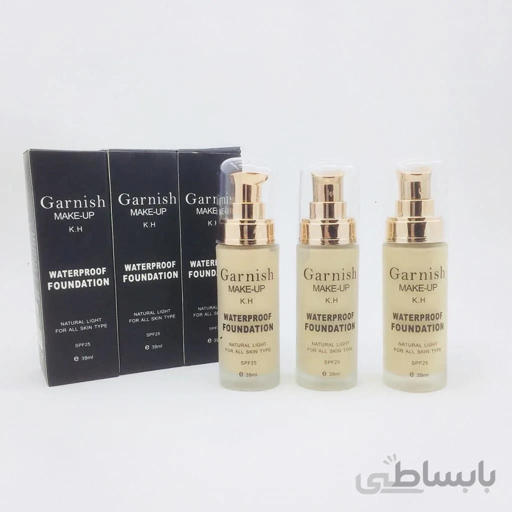 کرم پودر گارنیش ( garnish make upwaterproof foundtion )