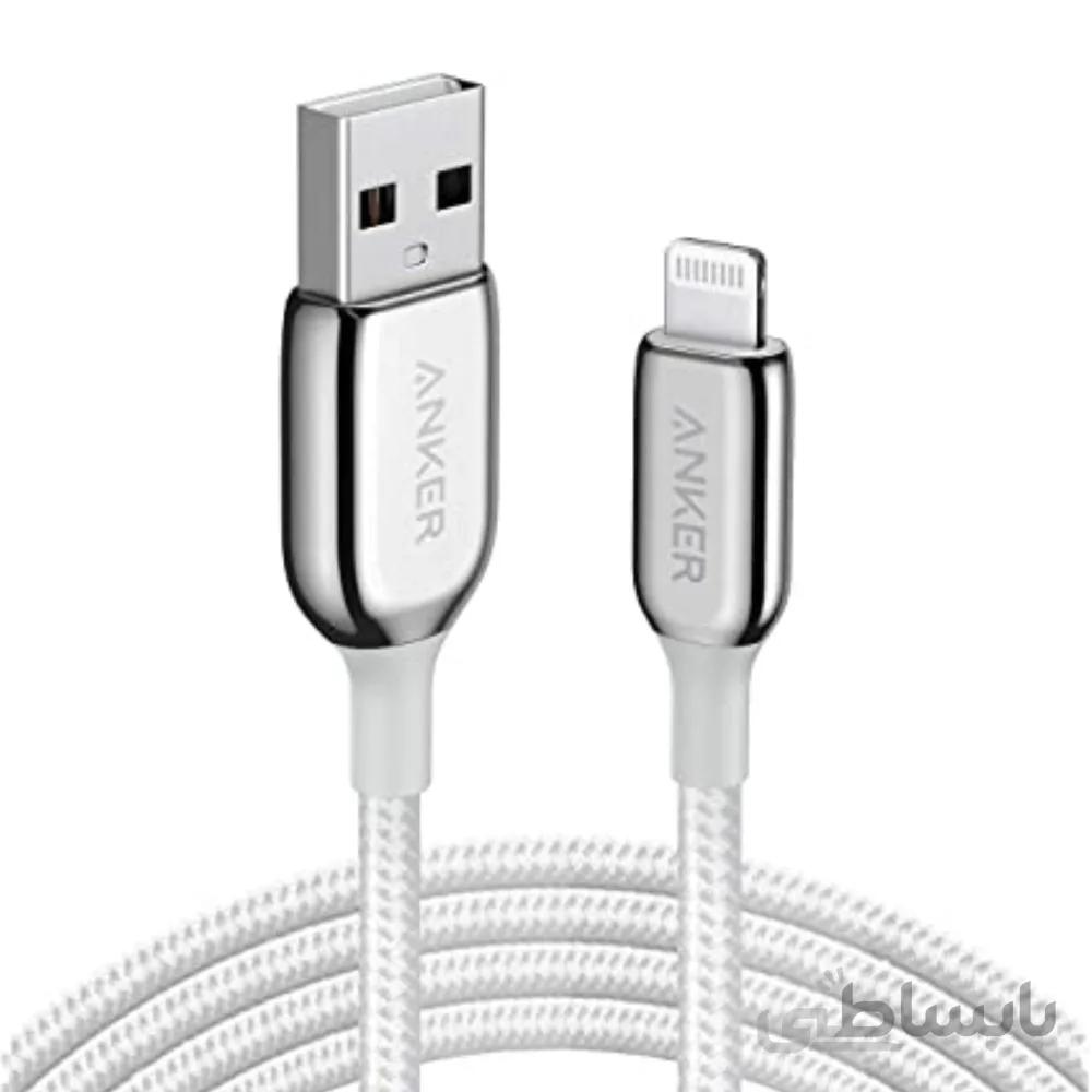 کابل تبدیل USB به لایتنینگ انکر مدل PowerLine III Plus 3ft A8822