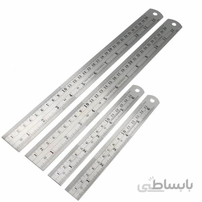 خط کش 50 سانت فلزی