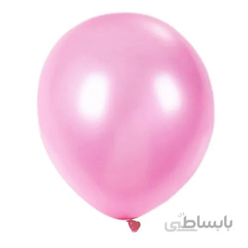 بادکنک لاتکس صورتی کمرنگ