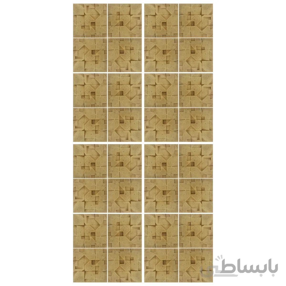 دیوارپوش تندیس و پیکره شهریار مدل امای کد W1010 23 بسته 32 عددی