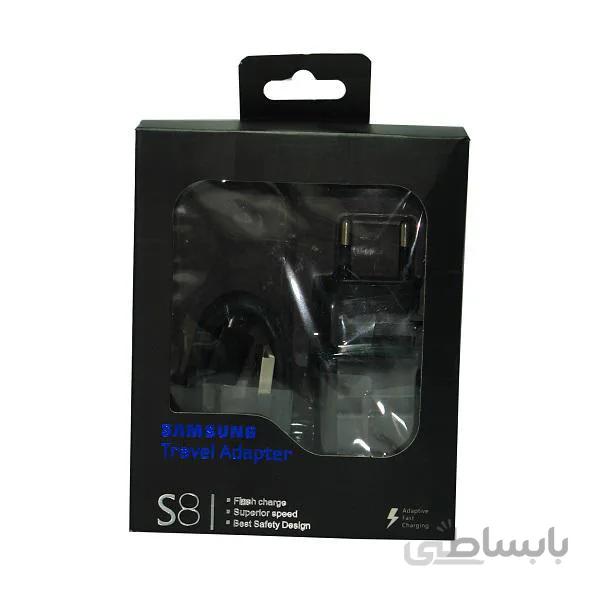 شارژر s8 سامسونگ تایپ سی type c ا SAMSUNG CHARGER S8 TYPE C
