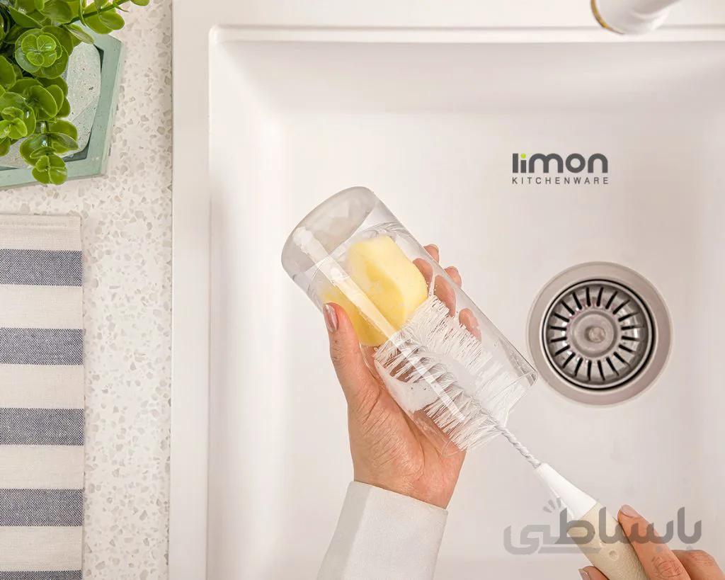 بطری شوی کوتاه لیمون سفید
