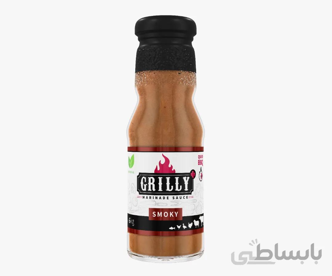 چاشنی مایع مرینت انواع گوشت 210گرم با طعم اسموکی