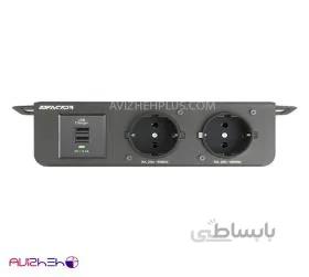 پریز توکار فکتور مدل +upo2