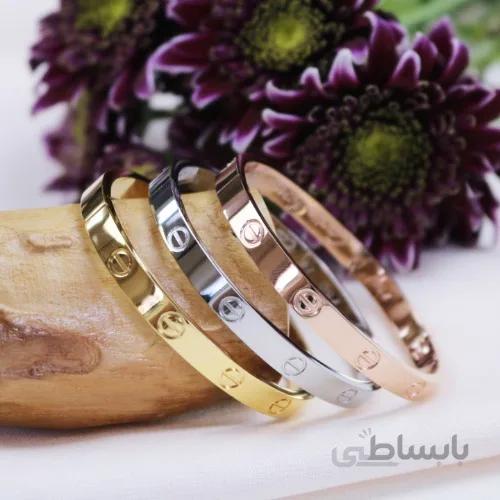 دستبند کارتیه استیل