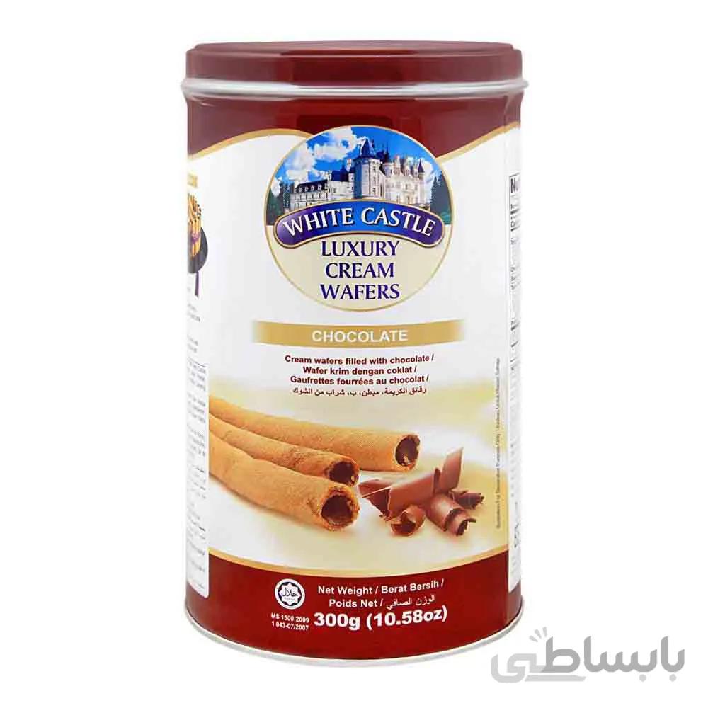 ویفر وایت کستل300گرمی White Castle مدل Chocolate ا White Castle