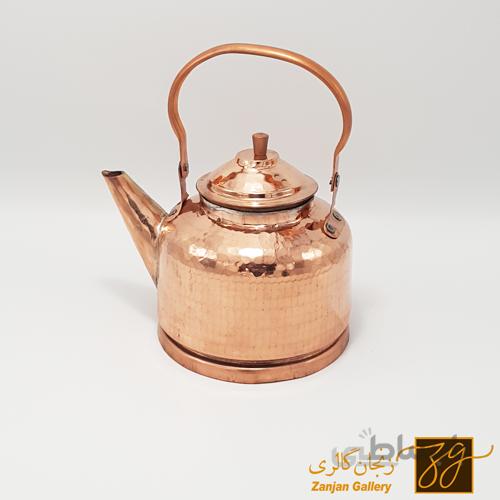 کتری مسی ساده کوچک 1 لیتری