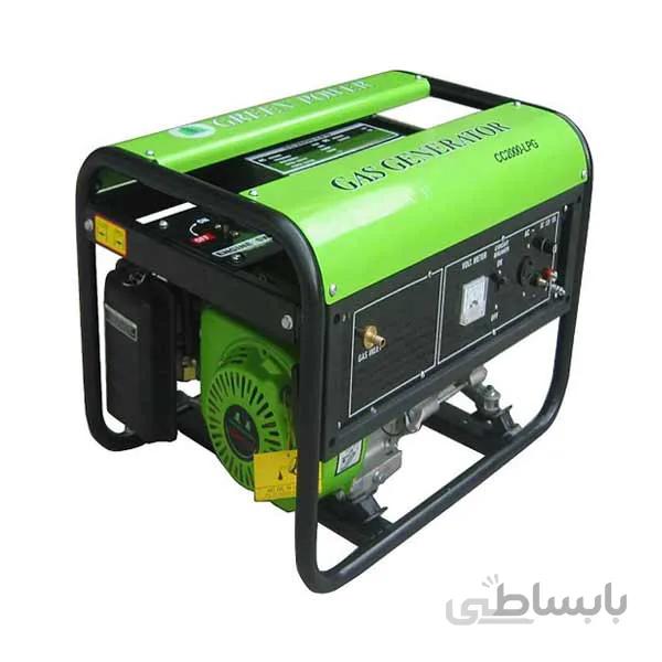 موتور برق ۲۵۰۰ وات گازسوز گرین پاور CC2500-NG/LPG