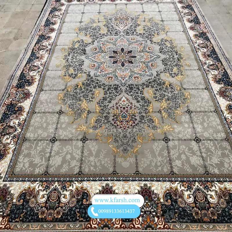 فرش ۵۰۰ شانه کاشان طرح هیوا