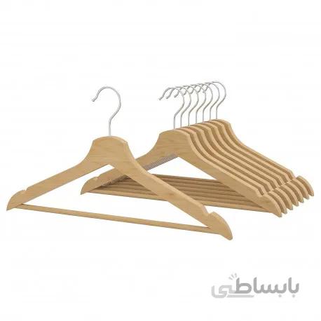 چوب لباسی ایکیا رنگ قهوه ای BUMERANG