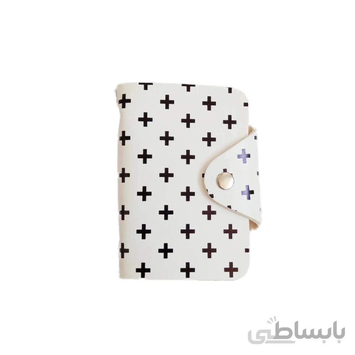 جاکارتی طرح سفید مشکی کد 04