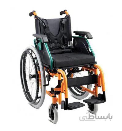 ویلچر آزمد مدل AZ ۹۸۰LF ا AZMED Child Aluminum Fold-able Wheelchair AZ 980LF