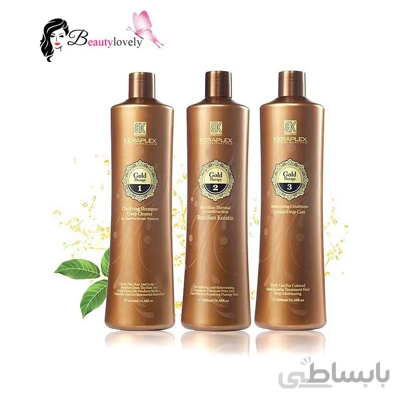 پک کراتین مو برزیلی گلد کراپلکس KERAPLEX 1000ML