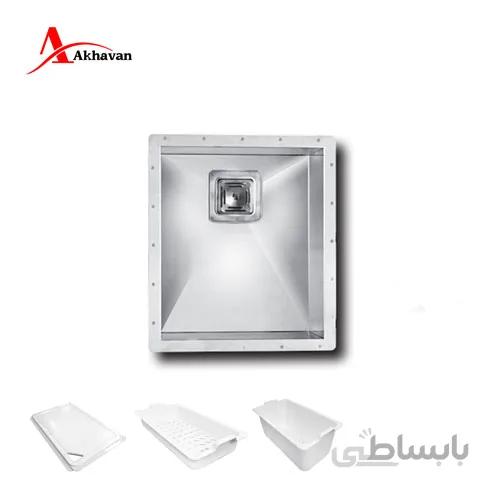 سینک ظرفشویی زیر صفحه ای اخوان ا Akhavan Single Bowl Sink 407