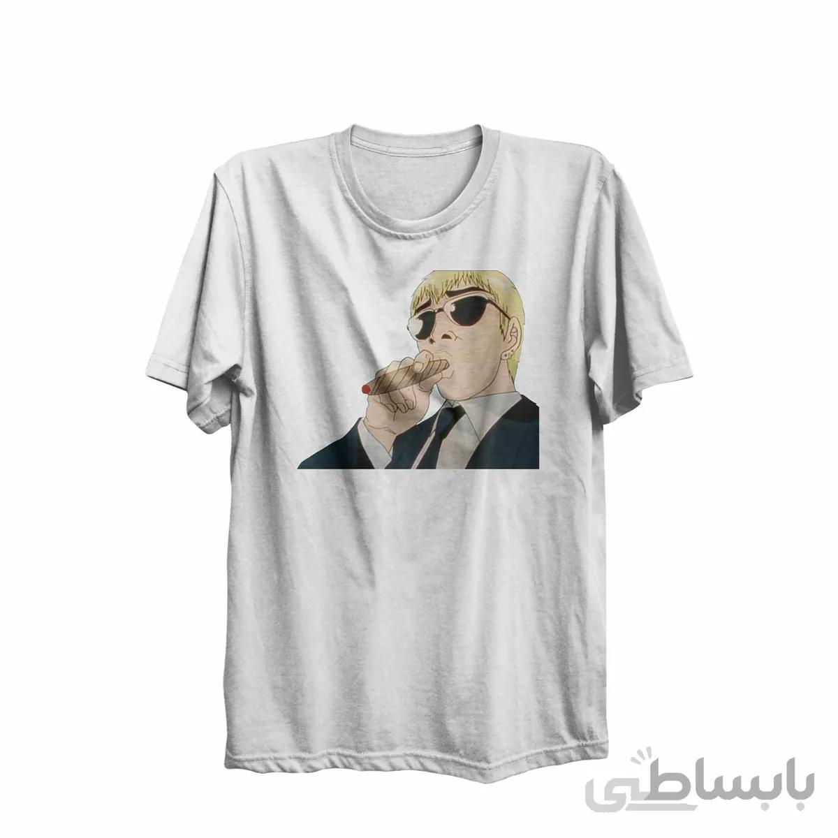 تیشرت یقه گرد سفید طرح انیمه معلم بزرگ اونیزوکا Great Teacher Onizuka کد KCT10459 کد 285284