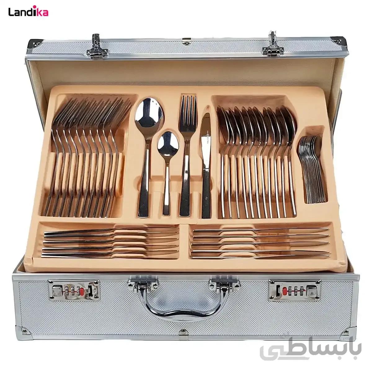 سرویس قاشق و چنگال 128پارچه F.T.D
