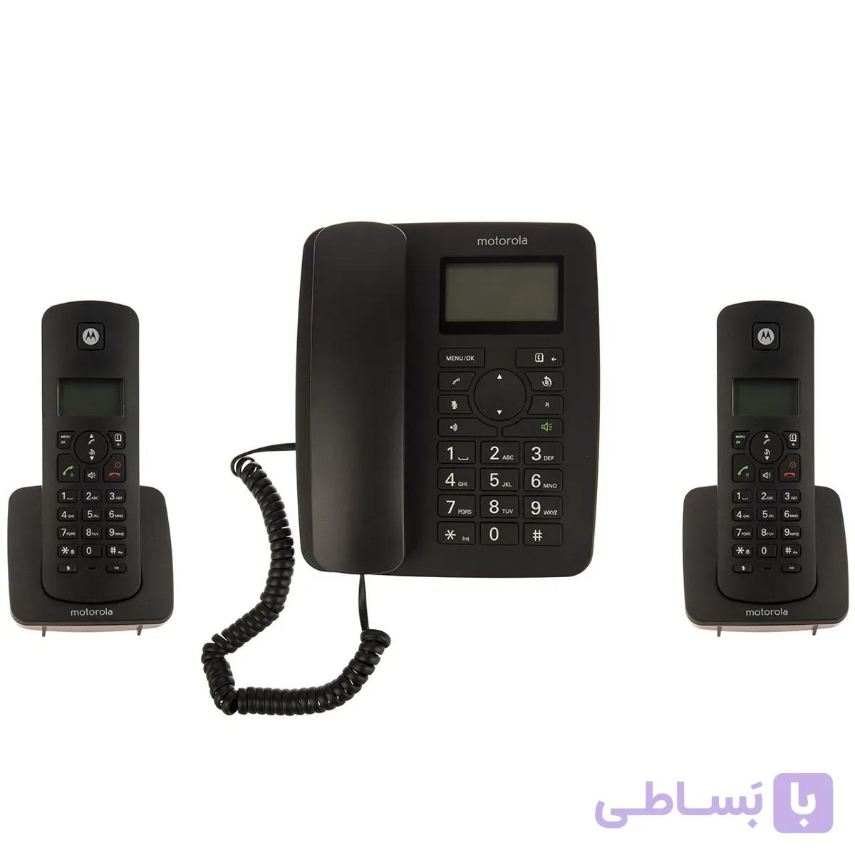 تلفن رومیزی بیسیم و باسیم موتورولا مدل سی 4201 اچ
