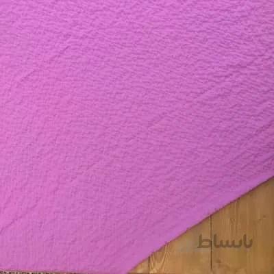 پارچه کریشه پفکی (سوپرجاذبه) رنگ بنفش کد 2406