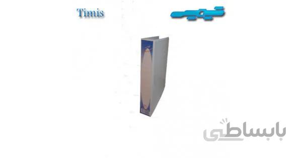 کلاسور سفیدکاور دار2.5 سانت کوشا دو قفل