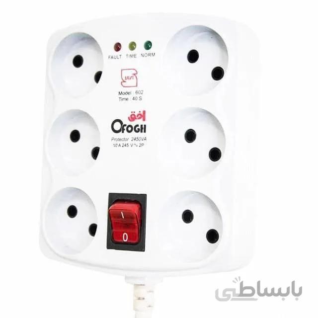 محافظ ولتاژ افق مدل شش خانه