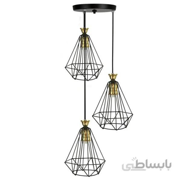 لوستر آویز سقفی وزرا مدل LT129