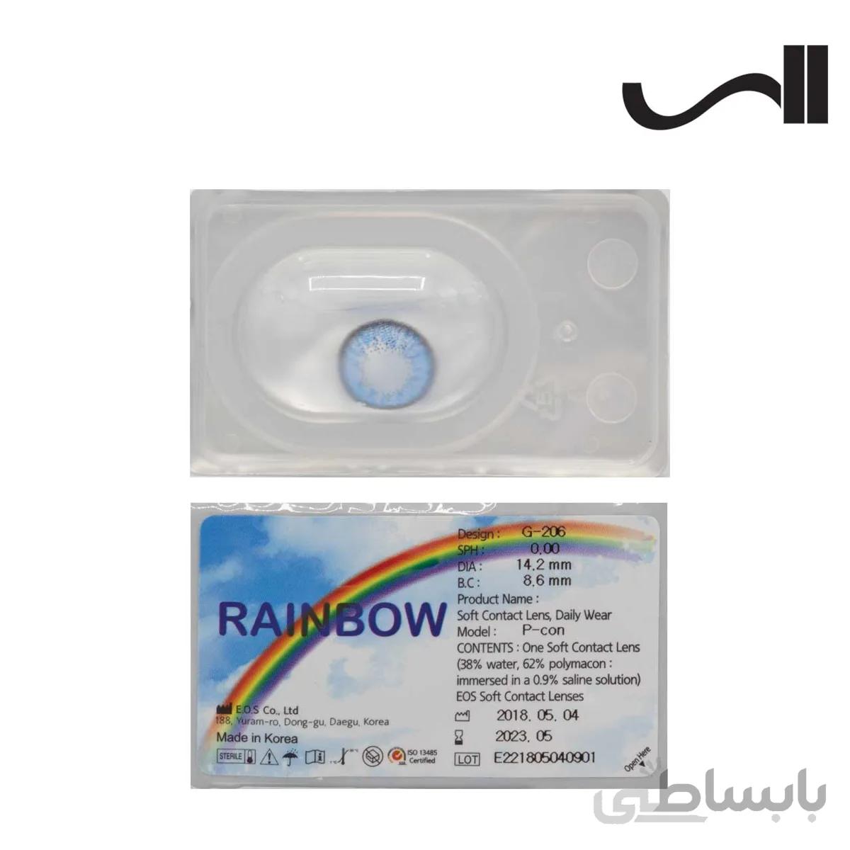لنز رنگی فصلی رینبو Rainbow در رنگ های متنوع