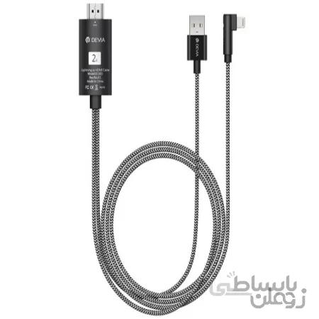 کابل تبدیل لایتنینگ و USB به HDMI دیویا مدل Storm Series HDMI Cable