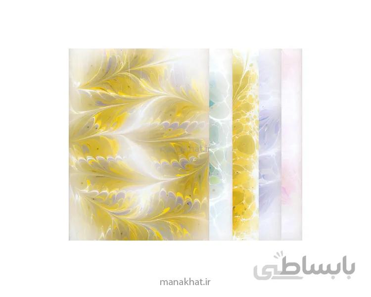 کاغذ ابر و باد دست ساز ( 10 برگی )