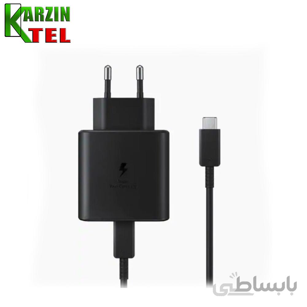 شارژر دیواری سامسونگ مدل EP-T45W به همراه کابل تبدیل USB-C 1/8