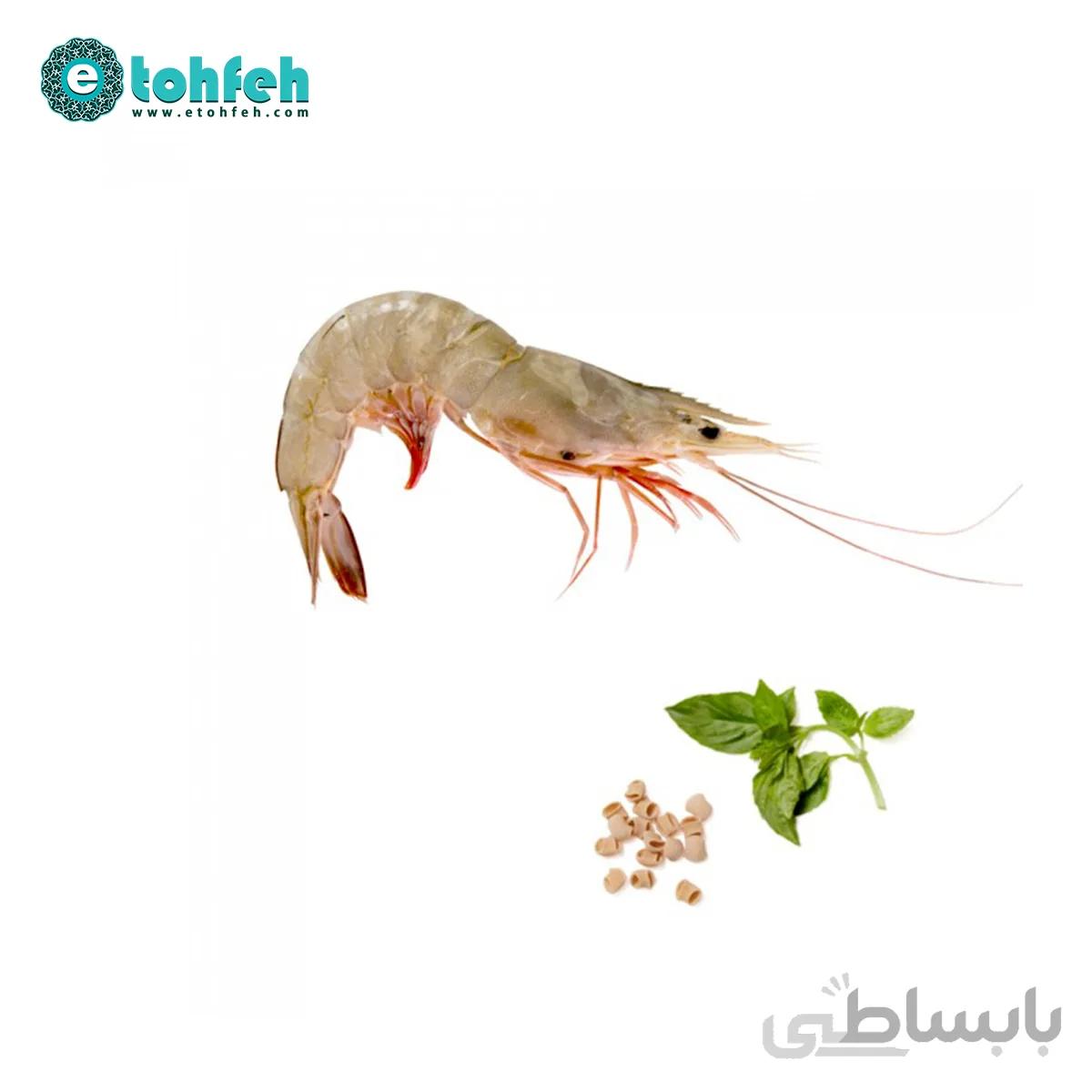 میگو ریز (حدود ۶۰ عدد در هر کیلوگرم)