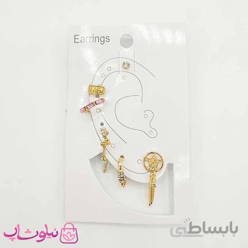 پک گوشواره دخترانه 6 عددی