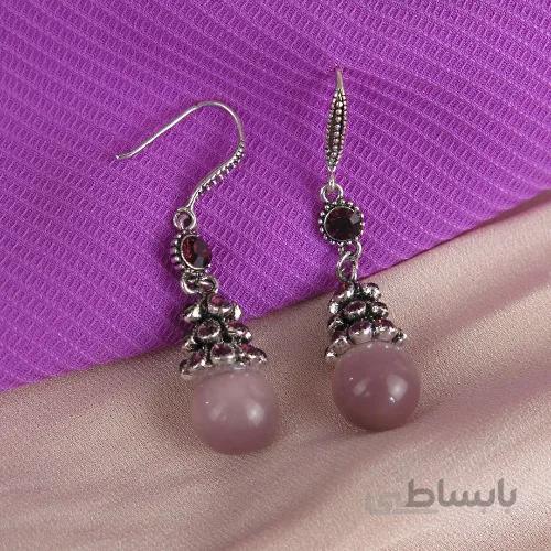 گوشواره آویز سیاه قلم