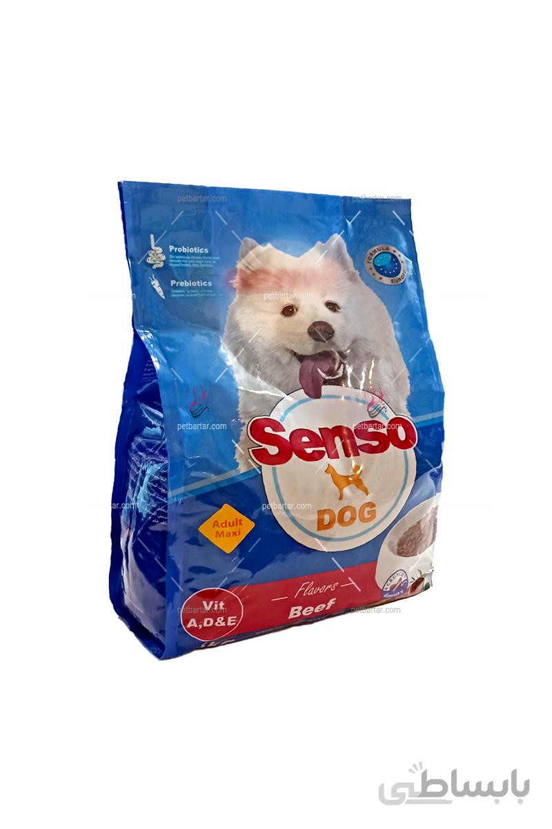 غذای خشک سگ بالغ نژاد متوسط و کوچک سنسو با طعم گوشت گاو ۸۰۰ گرمی | Senso Adult Medium & Mini Dog with Beef Dry Food