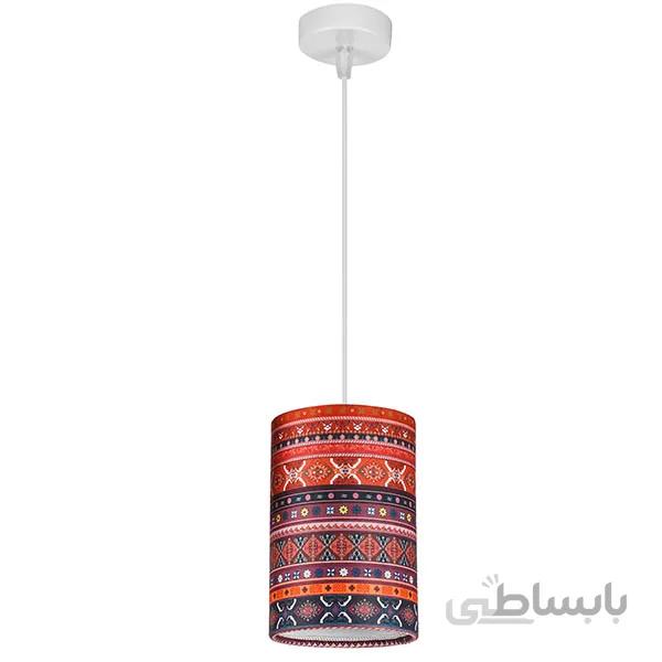 چراغ آویز فلزی چشمه نور کد A1301/1H-WT