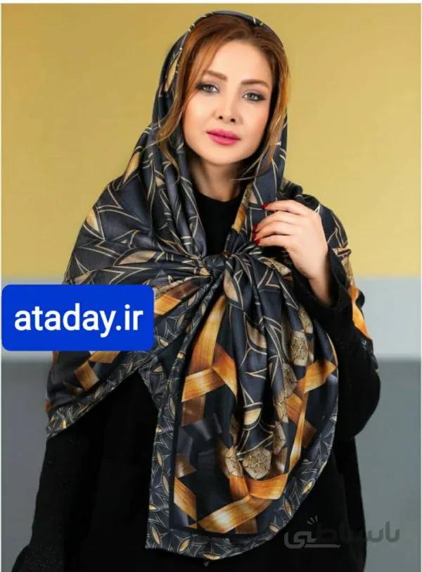 روسری نخی طرح نسترن