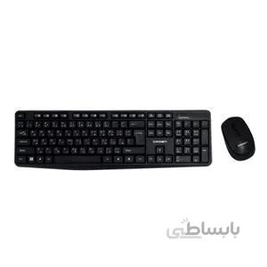 کیبورد و ماوس بی سیم کرون مدل Crown W960 ا Crown W960 wireless keyboard and mouse
