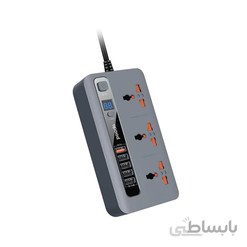 چندراهی برق پورودو مدل PD-5P3SQC-GY