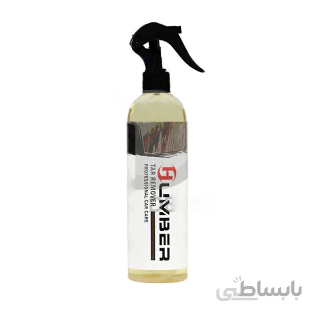 اسپری قیر پاک کن 400 میلی لیتری هامبرHumber Tar Remover ا اسپری قیر پاک کن هامبر لکه های قیر و روغن و همچنین سایر خراش های خیره کننده را به طور کامل و به آرامی پاک میکند.حتی باقیمانده برچسب و اسپری های محافظ زیر کف به سرعت و به طور کامل برداشته میشوند . پاک کردن به طور مستقل بدون نیاز به هیچ مالش و خراشی