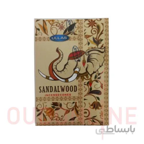 عود خوشبو کننده مخروطی اولاس ullas مدل صندل وود Sandal wood