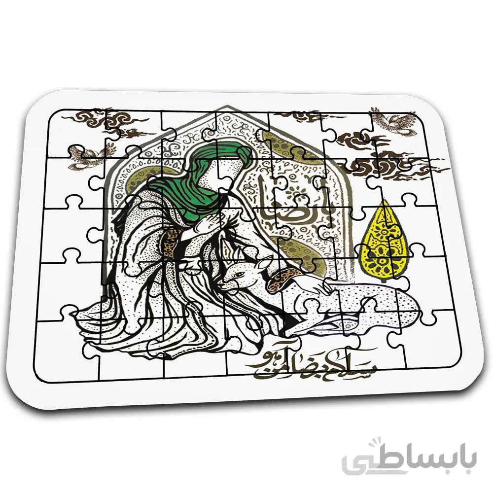 پازل با عکس امام رضا طرح «ضامن آهو» کد PZ200